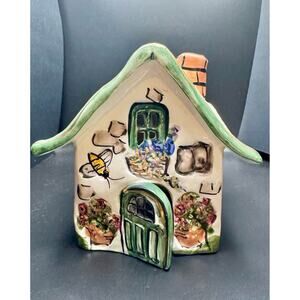 Blue Sky Clayworks by Heather Goldminc Bee House 2000 Tea Light House